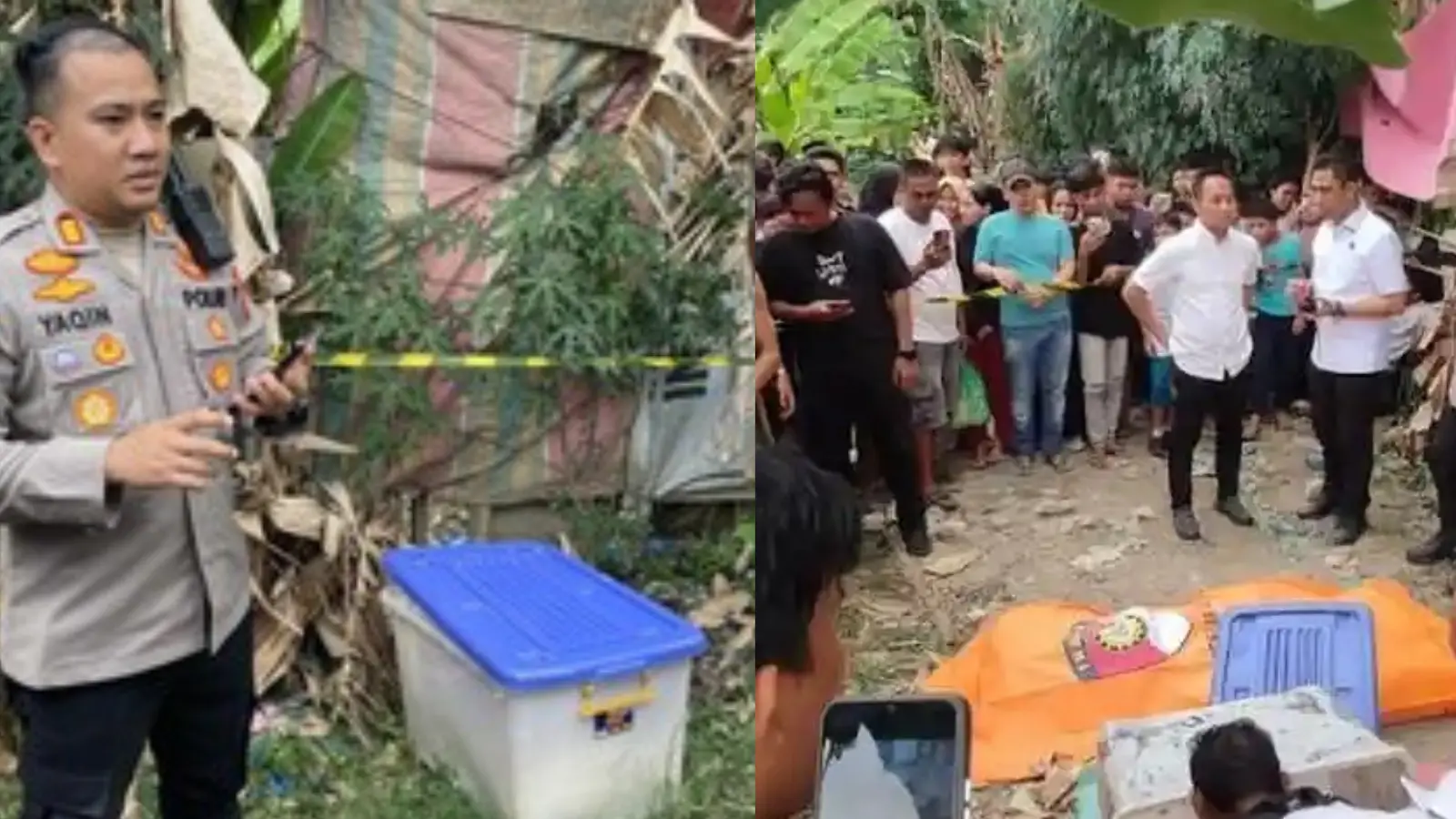 Jasad Wanita Tanpa Busana Ditemukan Didalam Boks Gegerkan Warga Medan