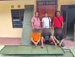 Tegas! Polsek Perdagangan Ungkap Pencurian Pintu Besi, 3 Pelaku Diringkus