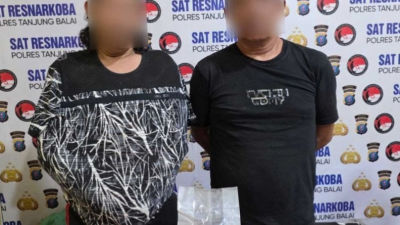 Sat Narkoba Polres Tanjung Balai Amankan 2 Pria Pemilik Sabu 1 Kilo