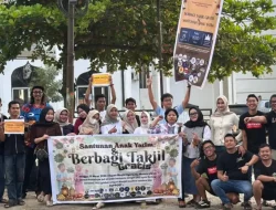 Luar Biasa! 25 Komunitas Kota Perdagangan Santuni Anak Yatim & Bagi Takjil