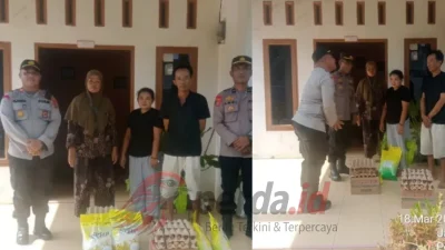 Kapolsek Perdagangan Iptu Patar Banjarnahor Bantu Korban Kebakaran di Perdagangan | PERDA.ID