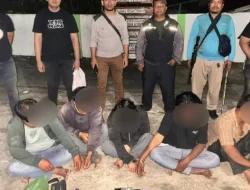 Sinergi Polri dan Warga : Sat Narkoba Polres Simalungun Ringkus 5 Pengedar di Eks SPBU Saribu Dolok