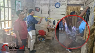 Sadis! Anak Kandung di B engkalis Bunuh Ayah, Kondisi Leher Korban Nyaris Putus