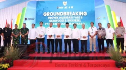 Groundbreaking proyek hilirisasi PTPN IV di KEK Sei Mangkei Simalungun dengan investasi Rp119 triliun
