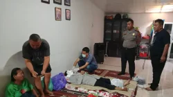 Jenazah Jon Roy Purba disemayamkan di rumah duka Simalungun