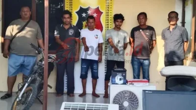 Polsek Bandar Huluan Tangkap 3 Pembobol Rumah Karyawan BUMN di Perdagangan Simalungun
