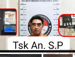 Polres Batu Bara Bongkar Peredaran Sabu di Sei Balai, 16,99 Gram Barang Bukti Disita