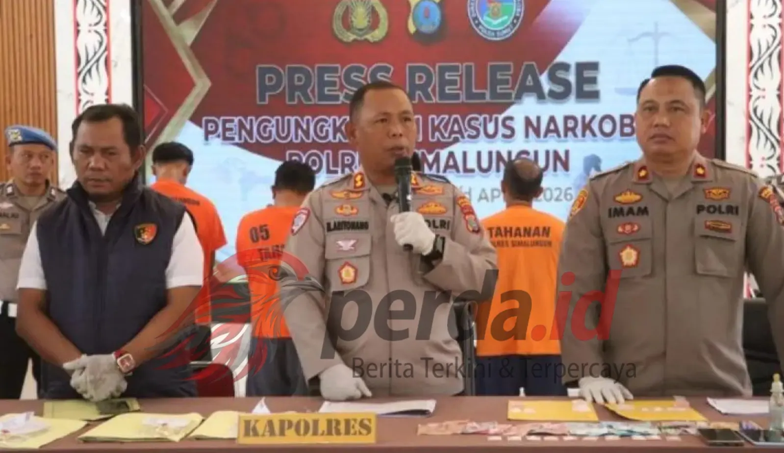 Polres Simalungun Ungkap 74 Kasus Narkoba Awal 2026