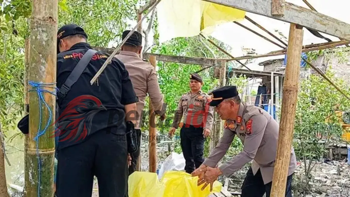 Penggerebekan sarang narkoba di Desa Indrayaman Batu Bara oleh Polsek Talawi.