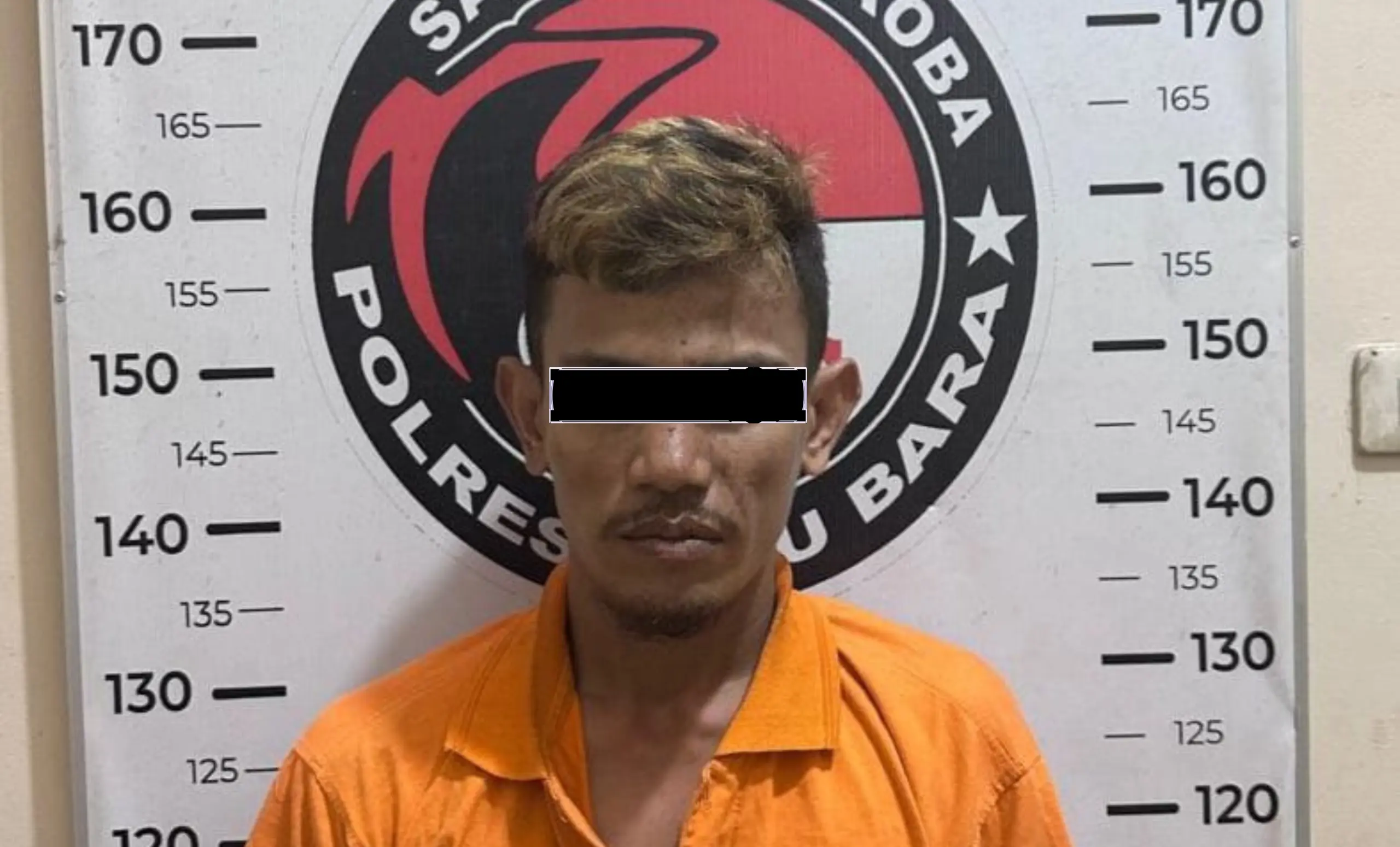 Tersangka narkoba IS diamankan Satresnarkoba Polres Batu Bara dengan barang bukti sabu 21,44 gram di Labuhan Ruku Talawi