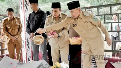 Sambut HUT ke-193 Simalungun, Bupati Anton Saragih Ziarahi Makam Raja Marpitu
