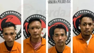 Gempur Peredaran Narkoba, Satresnarkoba Polres Batu Bara Ringkus 4 Pengedar dan 200 Gram Sabu