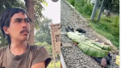 Habib ‘Tukang Salon’ ODGJ Meninggal Dunia Tertabrak Kereta Api di Titi Gantung Semanggar Perlanaan