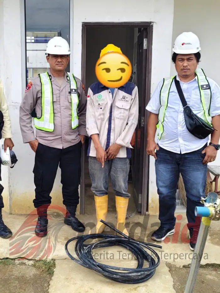 Pencurian kabel listrik di kawasan industri Sei Mangkei, pelaku diamankan Polsek Bosar Maligas