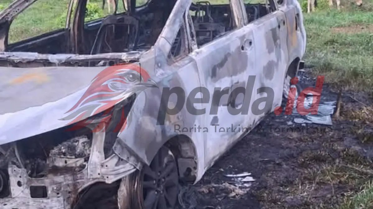 Viral Postingan Pengacara Soal Dugaan Pembakaran Mobil di Kawasan Bridgestone Simalungun KONDISI MOBIL TERBAKAR HANGUS